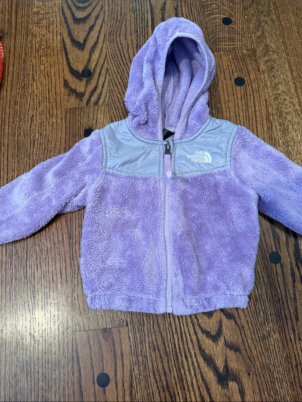 The North Face Lavender Purple Plush Hooded Fleece for Kids
